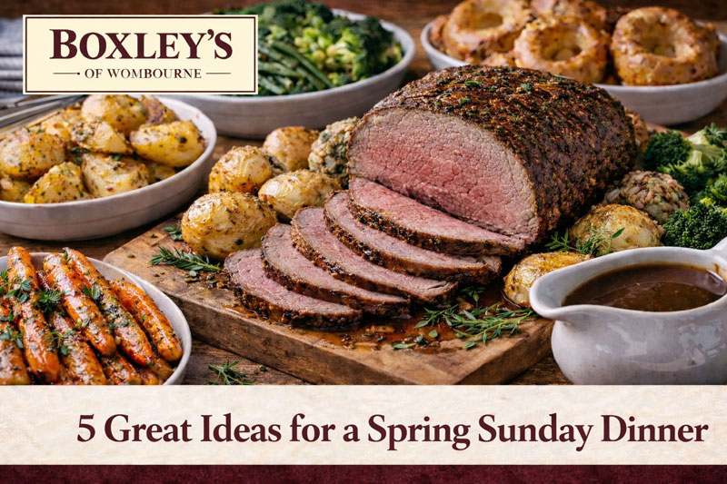 5 Great Ideas for a Spring Sunday Dinner